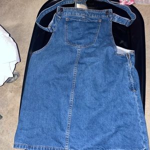 Forever21 denim skirt Overalls size L. Worn once for a photo.